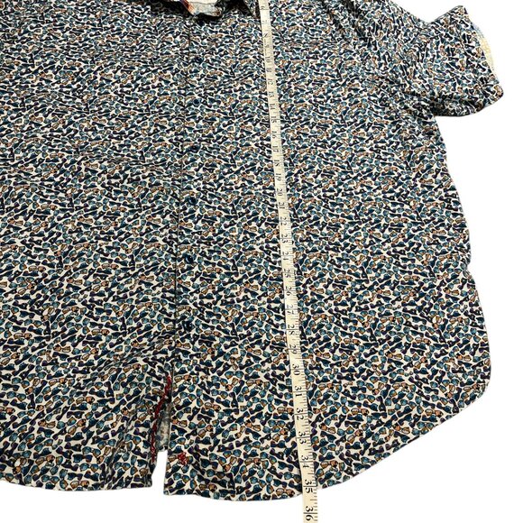 ROBERT GRAHAM Men's Short Sleeved Shirt Size 3XL Sunglasses Vacation 100% Cotton - Picture 10 of 12